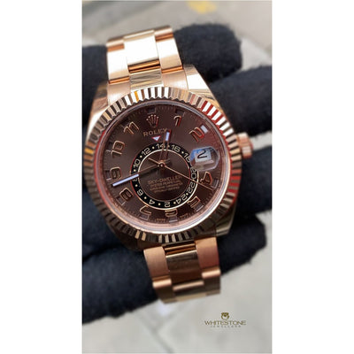 Rolex SkyDweller 18k Rose Gold “Discontinued” Model - Whitestone Jewellers